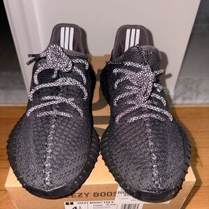 Adidas Yeezy Boost 350 V2 Black and White Sneakers